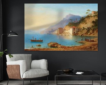 View of the Amalfi coast, Carl Morgenstern