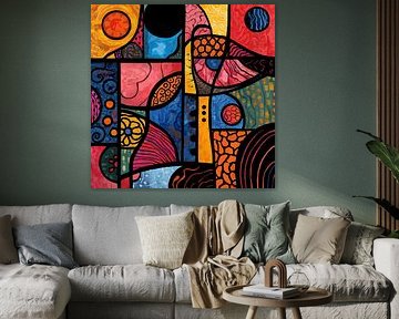 Fantasie aan de muur van Kay Weber