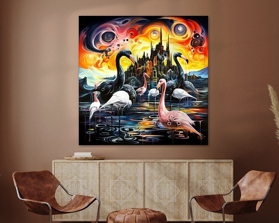 Example of the artwork in a room