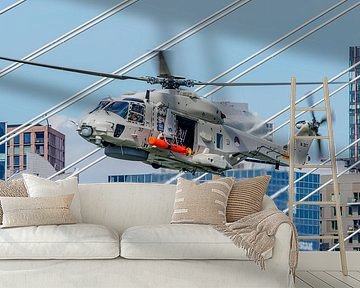 NH-90 helikopter tijdens de Wereldhavendagen 2025.