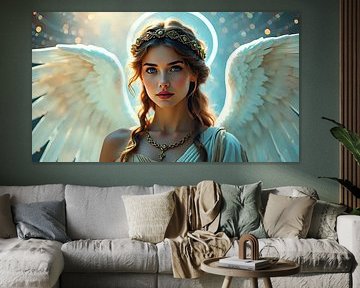 Morning golden angel by Jean Pierre