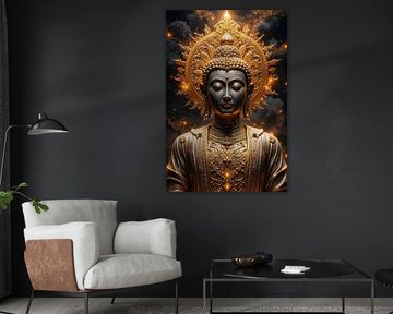 BUDDHA OF ETERNAL LIGHT: Le Gardien du Cosmos Doré sur INFERAURUM