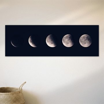 The phases of the moon - a look at the night sky
