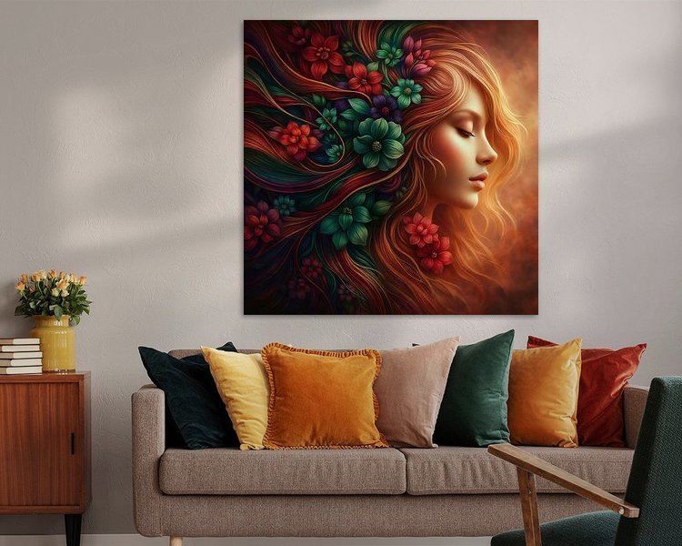 Example of the artwork in a room