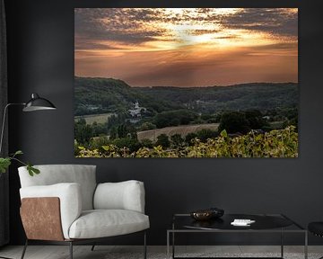 Dawn over the hills of Occitania France by Jan Jansen Natuurfotografie