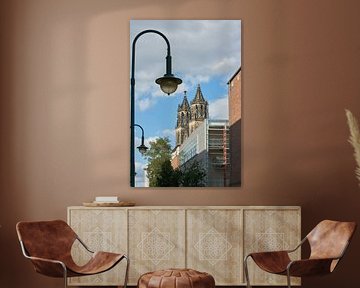 View of Magdeburg Cathedral by Heiko Kueverling