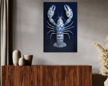 Kreeft Blauw blijft Kijken