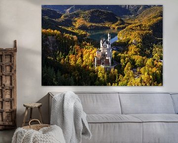 Unesco Werelderfgoed Kasteel Neuschwanstein van Achim Thomae Photography