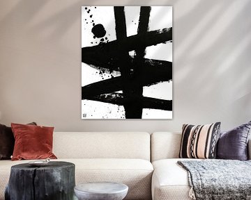 Abstraction sauvage I N/B