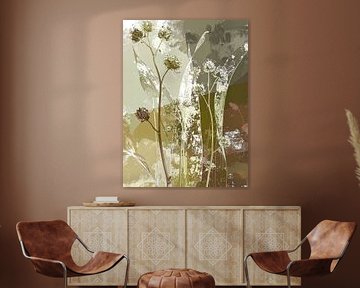 Modern Botanical illustration - Grasses -2