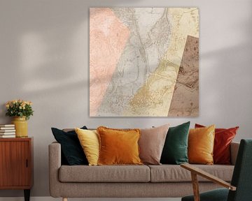 Abstract geometric shapes in wabi-sabi style by Abstract Minimalist Art