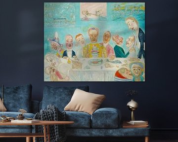 Comical Repast (Banket van de uitgehongerden) - James Ensor