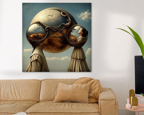 Example of the artwork in a room