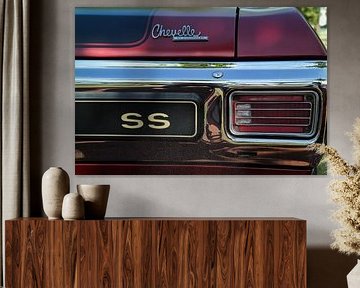 arrière d'une chevrolet chevelle ss sur Double u photography