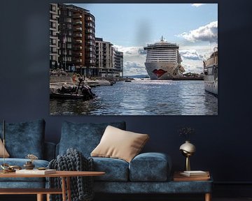 De stad vs het cruiseschip van Fromm me pictures