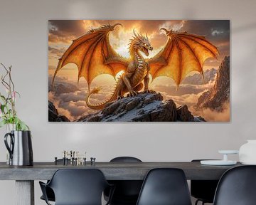 GOLDRAKON: De Gouden Draak op de Bergtop