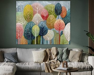 Kleurrijke Bomen | Forest of Colorful Dreams
