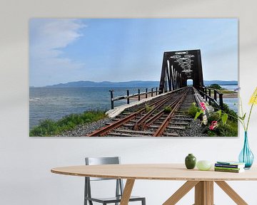 The old railway by Claude Laprise