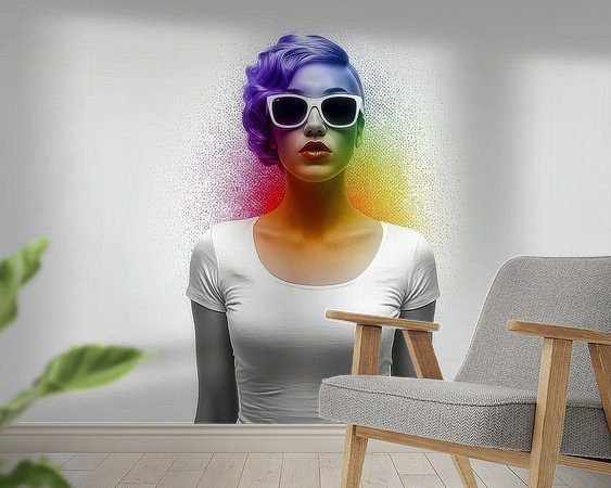 Example of the artwork in a room