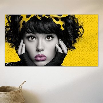 Pop-Art Surprise - Expression entre couleur et monochrome