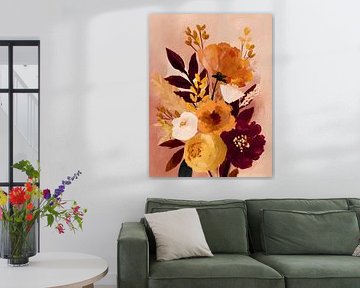Vurige Herfstbloemen van Gypsy Galleria