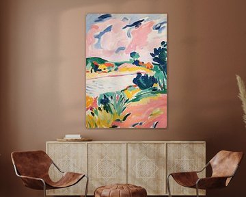 Abstract landschap - Matisse-stijl van Niklas Maximilian