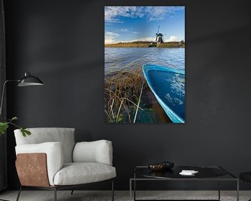 Windmill, Mildam, Friesland, The Netherlands