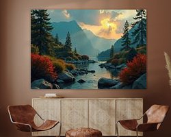 Example of the artwork in a room