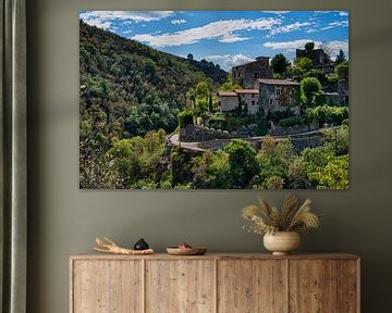Medieval Village of Malleval on French Hill by Glenn Vlekke