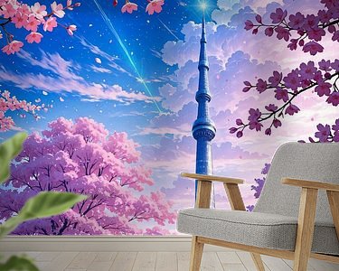 Example of the artwork in a room