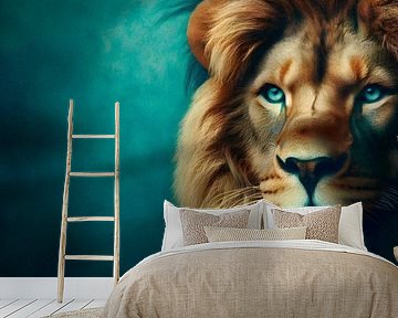 De turkooizen leeuw
