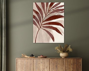 Reddish-brown leaves in simplicity by Color Square