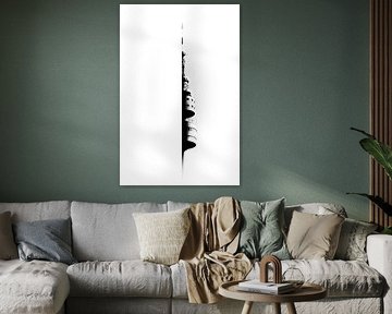 Half the television tower by KuLeArt