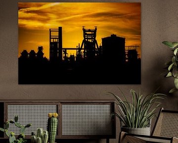Dortmund Phoenix West Silhouette by KuLeArt