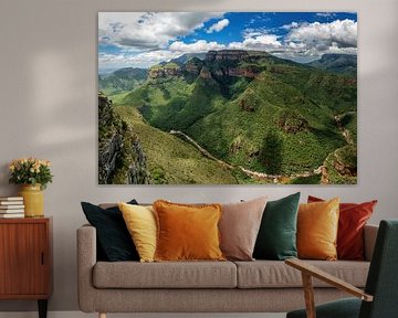 Blyde River Canyon and the Three Rondavels on the Panorama Route in South Africa