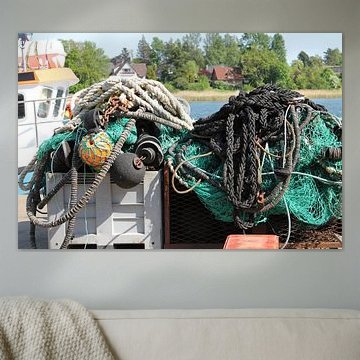 Klaar om uit te varen - netten, touwen en kustleven