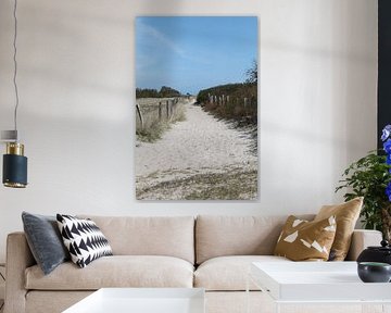 Pad naar de zee