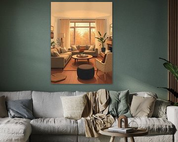 Cozy Autumn Living Room Decor by Artistic