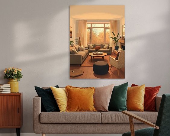 Example of the artwork in a room