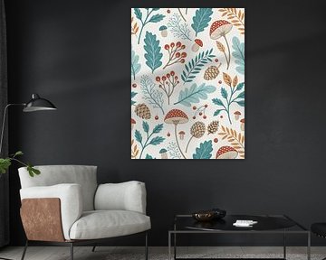 Motif de la forêt d'automne : Un motif fantaisiste inspiré de la nature