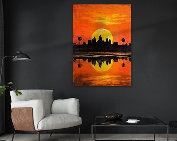 Angkor Wat Sonnenuntergang von MIROKKU