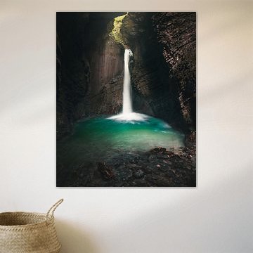 Slap Kozjak | versteckter Wasserfall im Soča-Tal