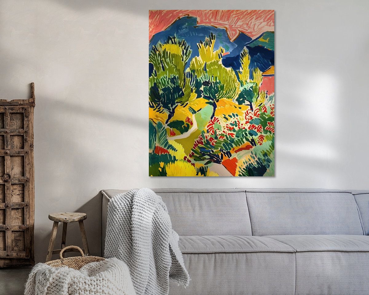 Example of the artwork in a room