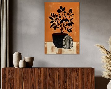 Vase en terre cuite noire n° 3