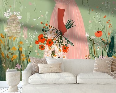 Example of the artwork in a room