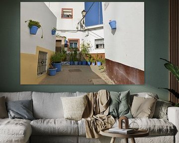 Het witte Andalusische stadje Conil de la Frontera van Silva Wischeropp