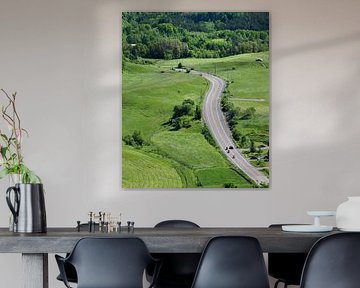 A country road in summer by Claude Laprise