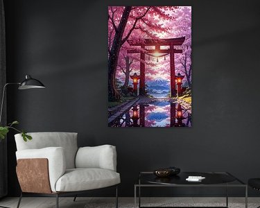 Example of the artwork in a room
