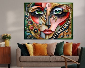 Face of Melodies by Caroline Lichthart
