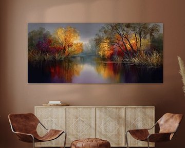 Herbstliche Reflexion von Golden Dream